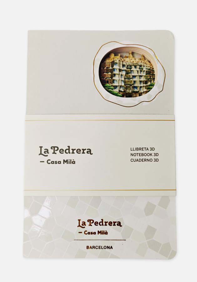Libreta 3D Gaud&iacute; La Pedrera A5