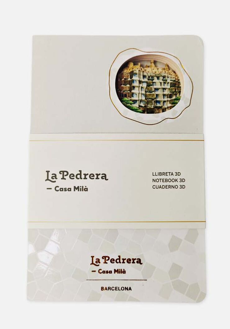Libreta 3D Gaud&iacute; La Pedrera A5