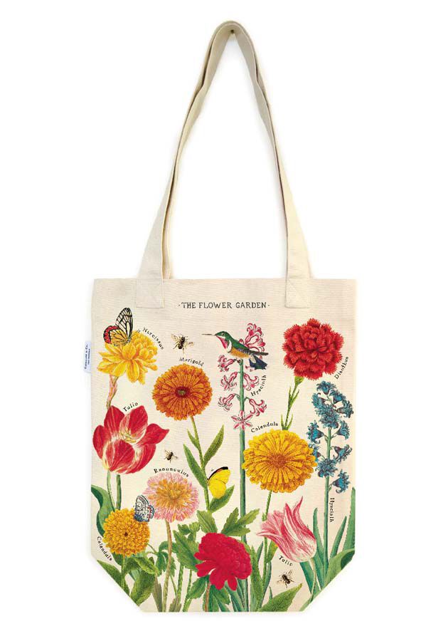 Tote Bag Cavallini Flower Garden