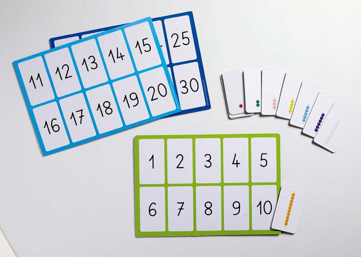 Montessori - Loto Quantitats 1-30