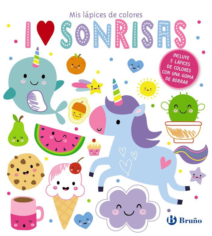 Mis l&aacute;pices de colores, I love sonrisas