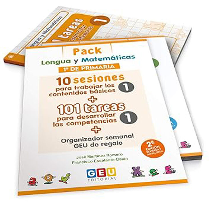 Pack Lengua y matemáticas 1º primaria