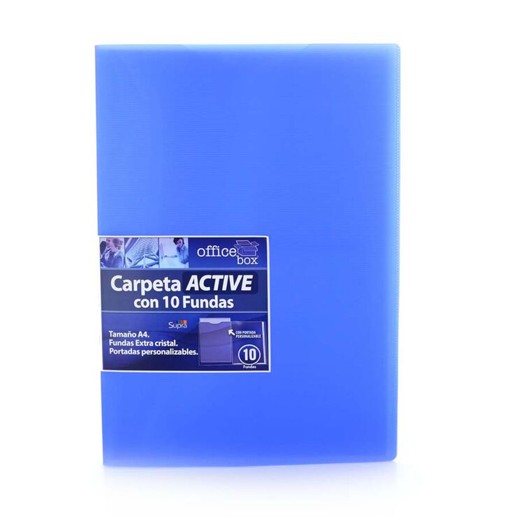 Carpeta 10 fundes A4 Office Box