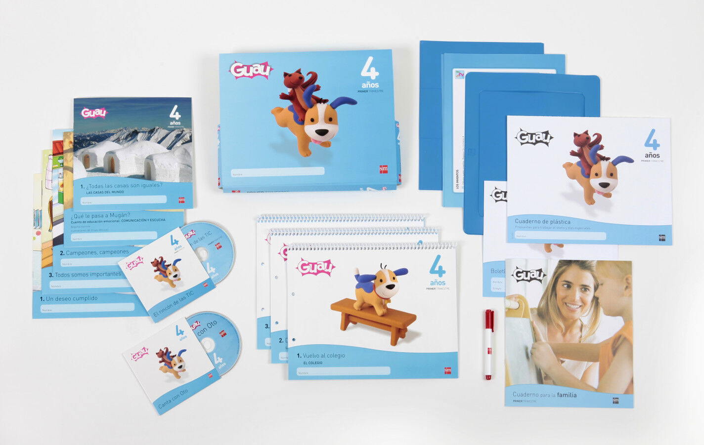 1ER TRIMESTRE GUAU P4 SM 9788467560725