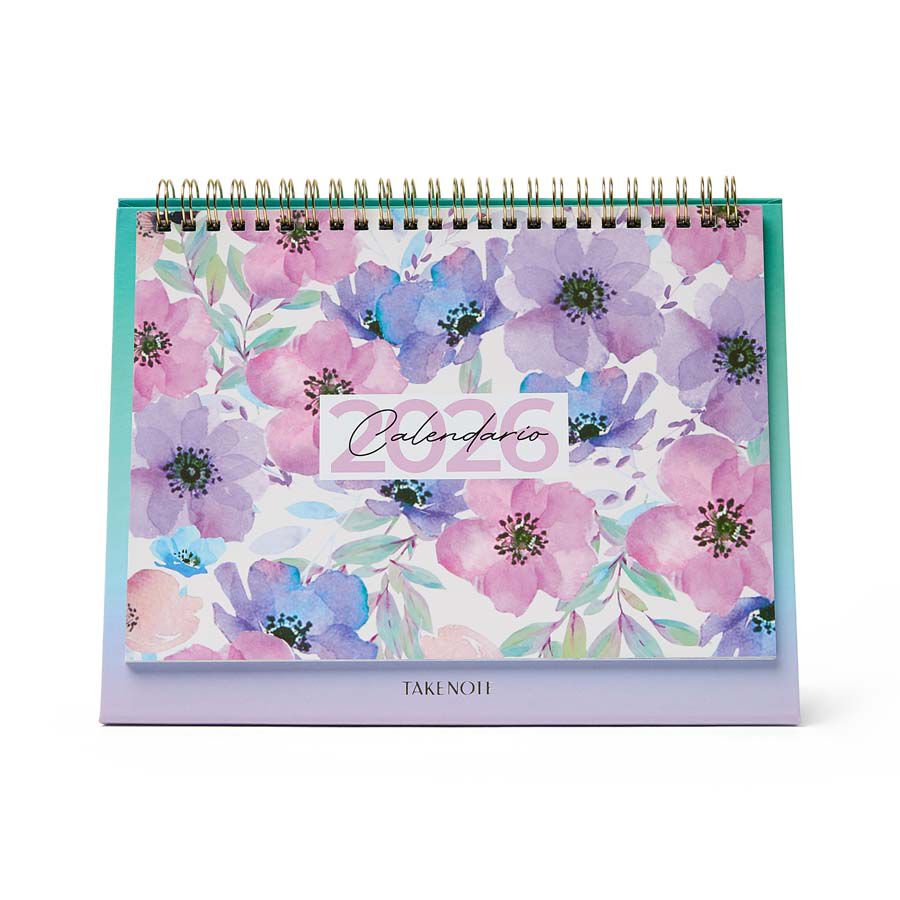Calendari sobretaula Takenote 2026 Carla