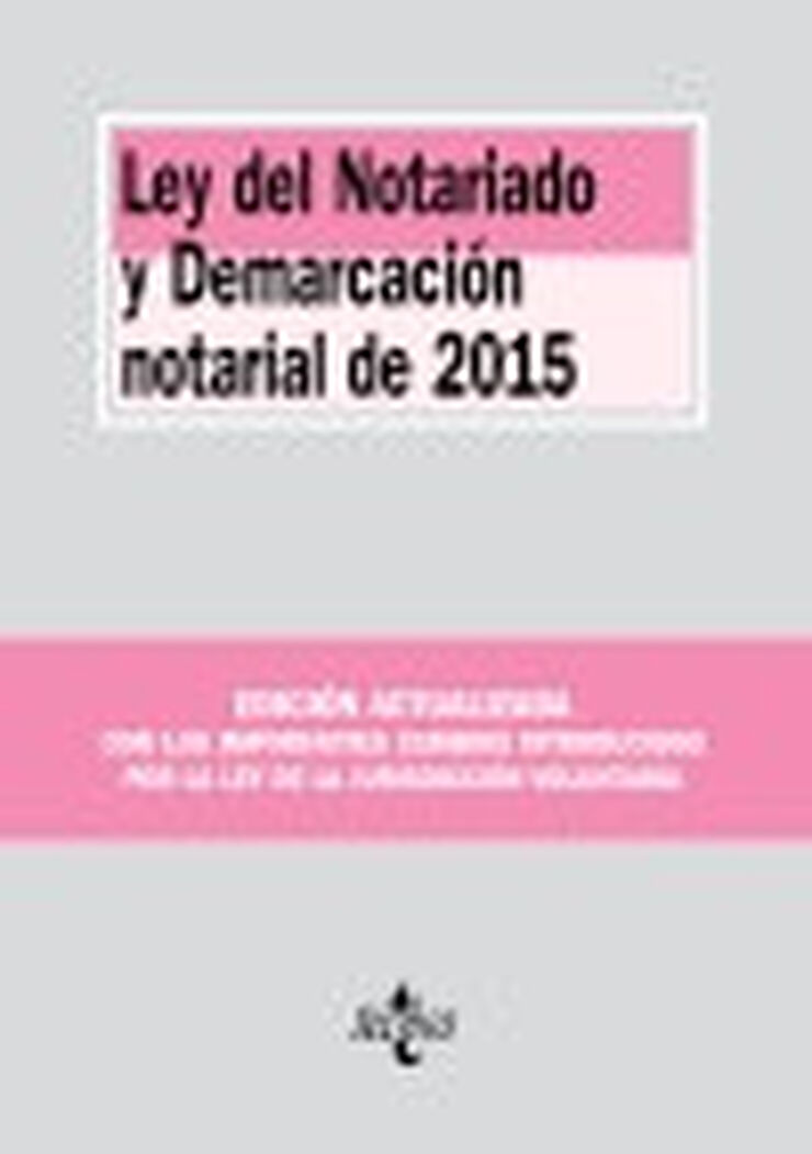 Ley del Notariado y Demarcación notarial