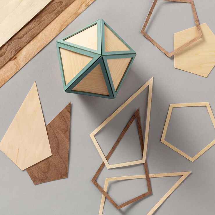 Cricut Wood Veneer Walnut 30,5x30,5  2u