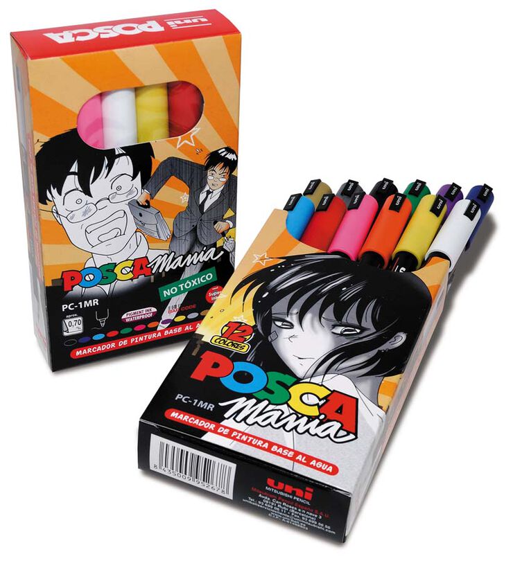 Rotuladores Posca PC-1MR 12 colores