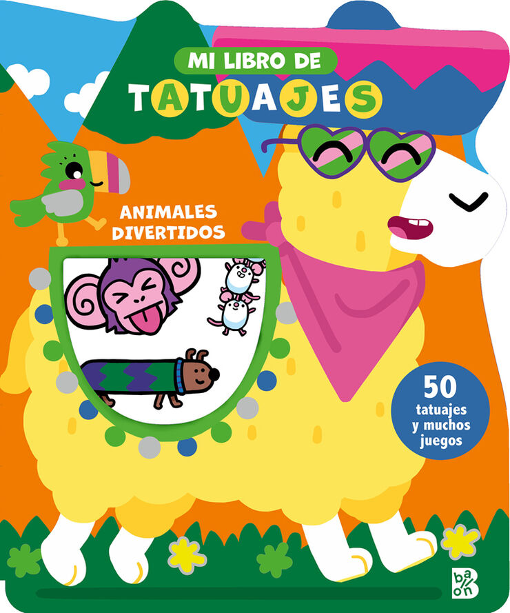 Mi libro de tatuajes - Animales divertidos