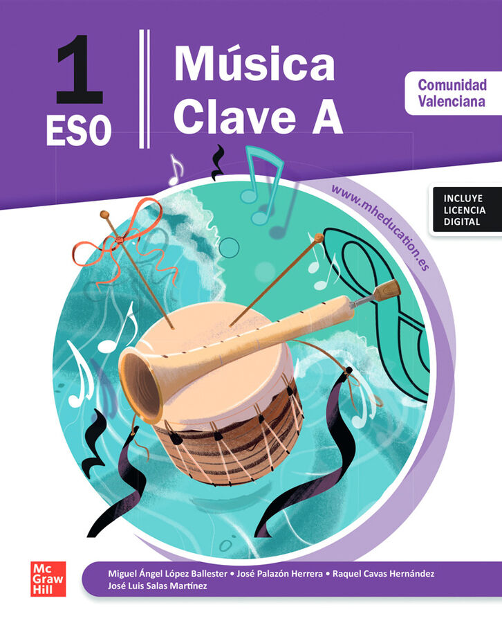 M&uacute;sica Clave A 1.&ordm; ESO. Comunidad Valenciana