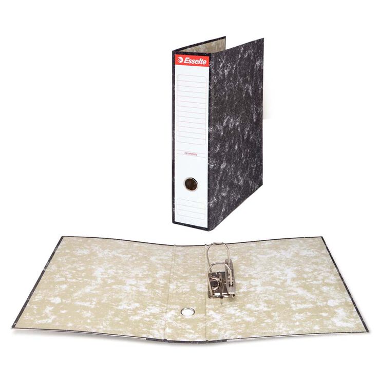 Arxivador palanca Esselte llom ample A4 A-Z negre 20u