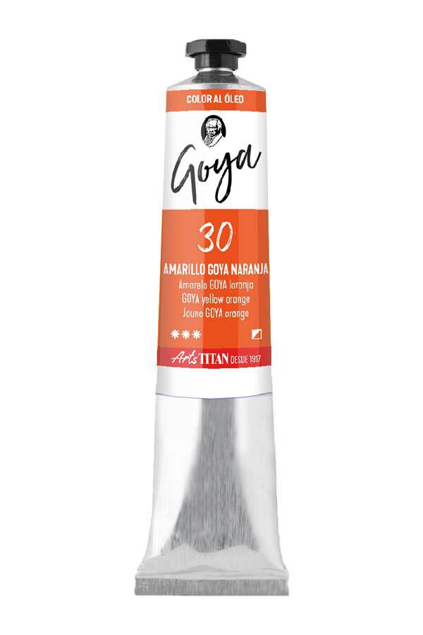Pintura al &oacute;leo Goya 20ml amarillo naranja