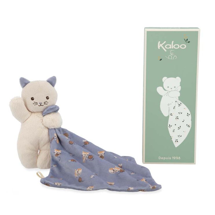 Manta Doudou &ndash; Gato Lila