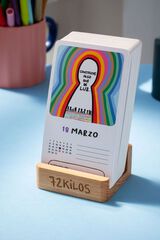 Calendario Sobremesa Tarjetas Tantanfan Castellano 2027 72Kilos