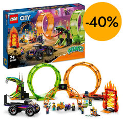 LEGO&reg; City Stuntz Pista Acrob&aacute;tica con Doble Rizo 60339