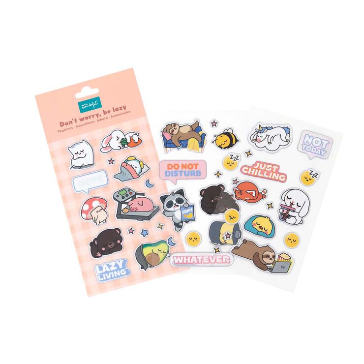 Pegatinas Lazy Bobo