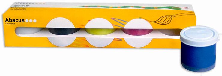 T&eacute;mpera&nbsp;Abacus&nbsp;40 ml 5 colores