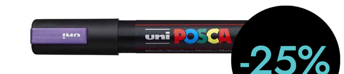 Retolador Posca PC-3M 0,9-1,3mm lila