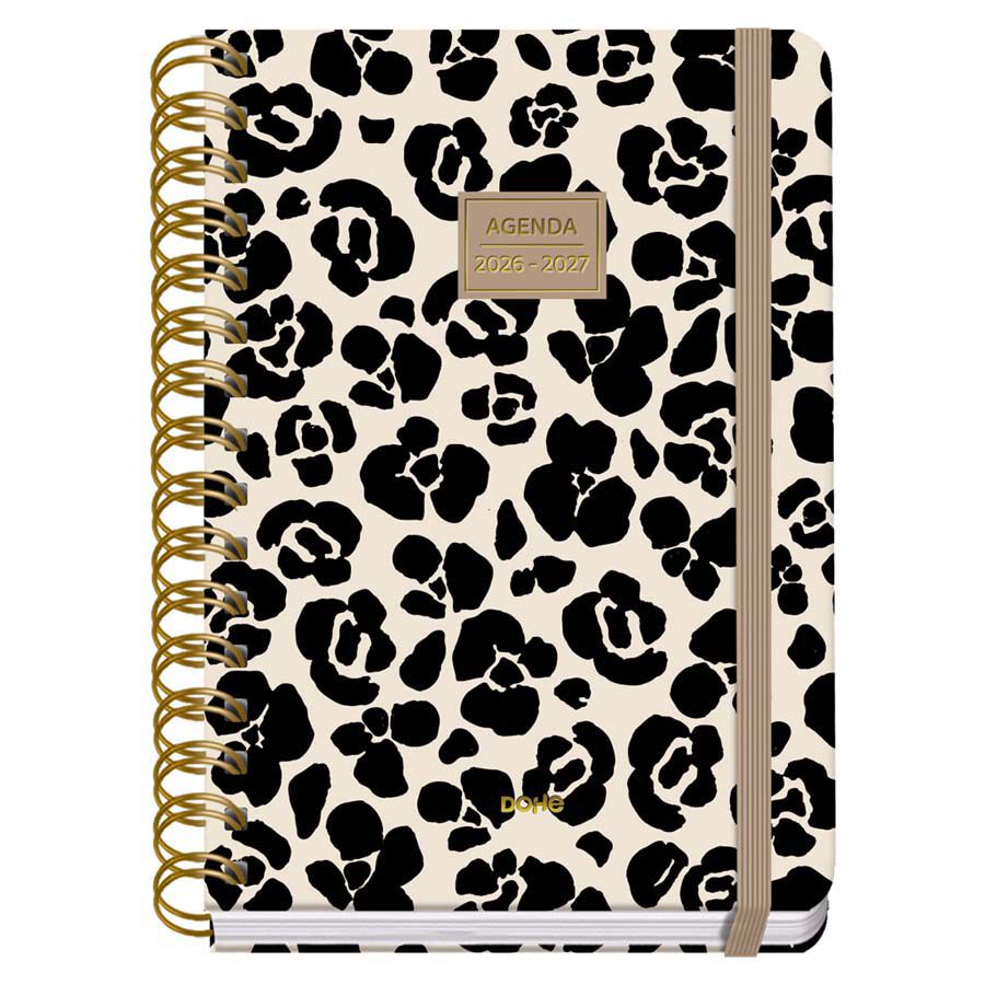 Agenda Escolar Dohe Espiral A5 sem/vista castellano 2026-2027 Wild Premium