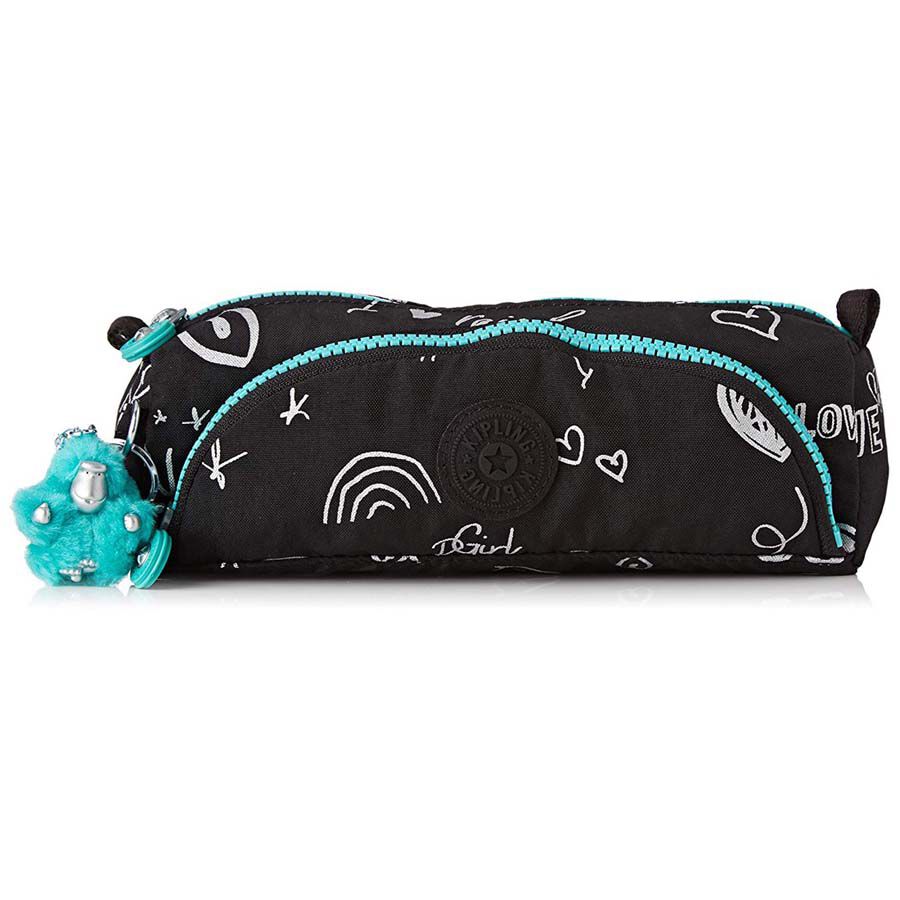Estuche Kipling Cute plata/verde