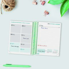 Agenda Escolar Finocam Diva 1/8 D&iacute;a/P&aacute;gina Catal&aacute;n 2026-27 Selva