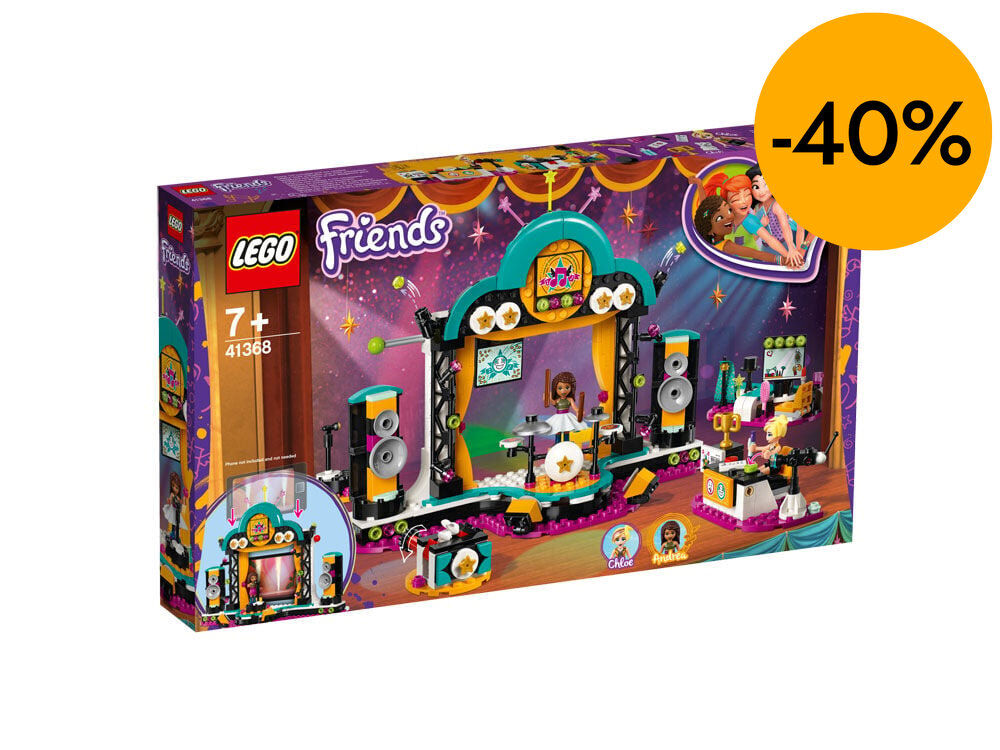 LEGO&reg; Friends Espect&aacute;culo talentos Andrea 41368