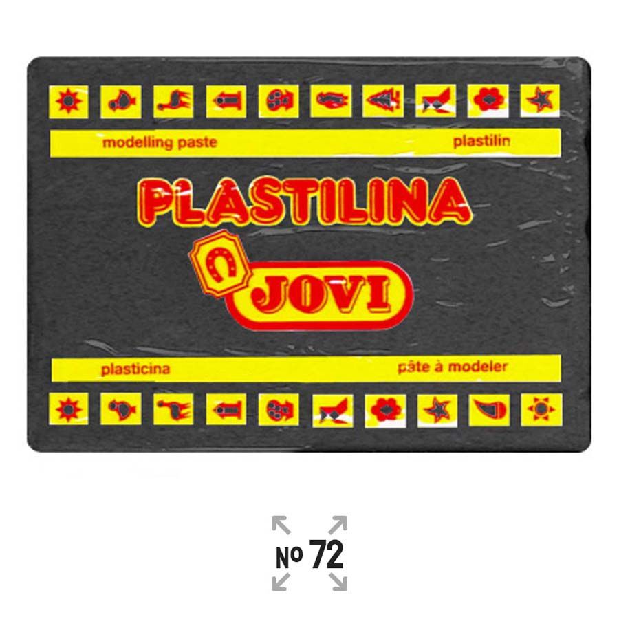 Plastilina Jovi 350g negro