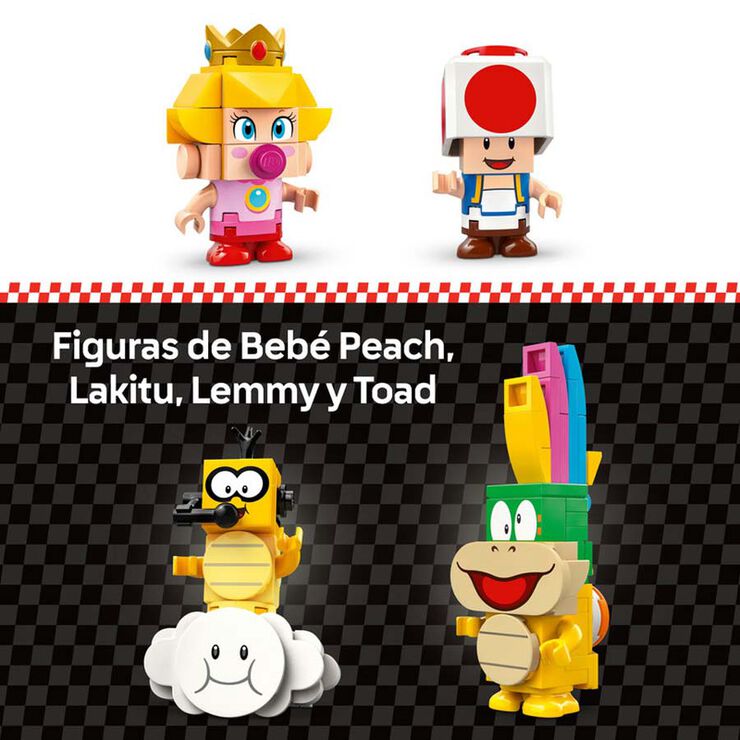 LEGO® Super Mario Mario Kart™: Set Bebé Peach y Grand Prix 72036