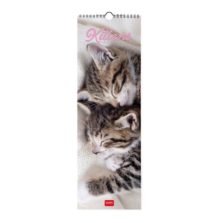 Calendari paret Legami 16X49 2024 Kittens