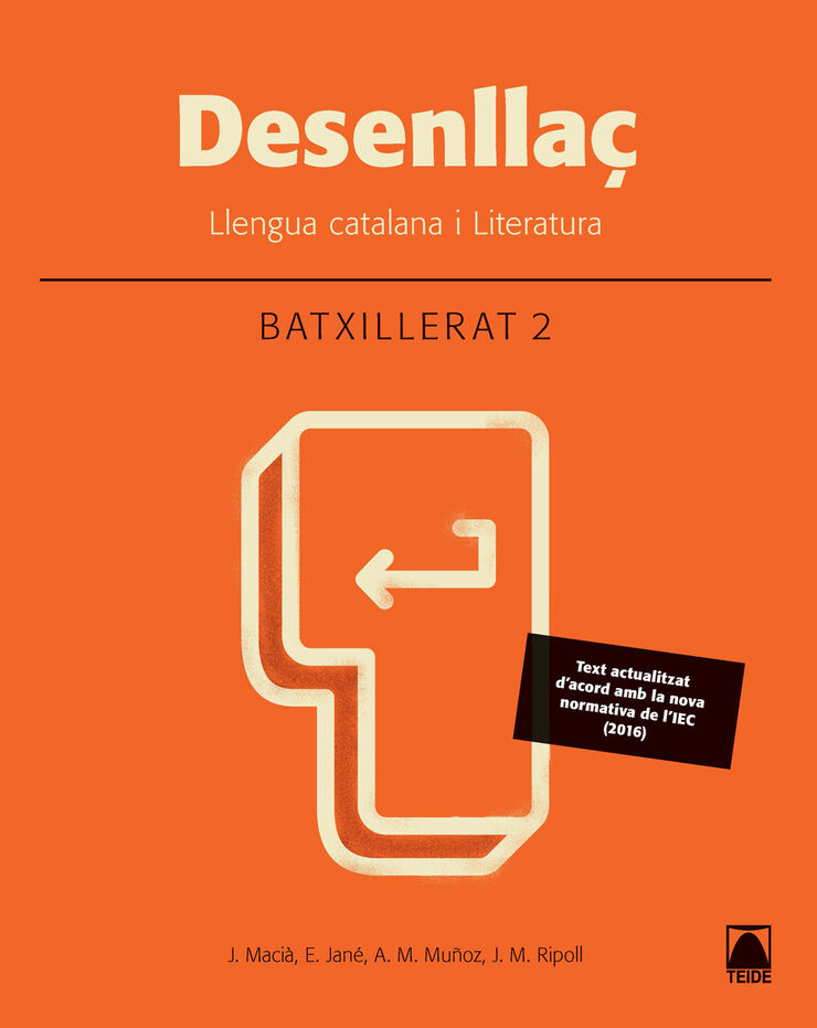 Desenllaç Llengua Catalana Literatura 2n BAT Desenllaç Llengua Catalana Literatura 2n BAT