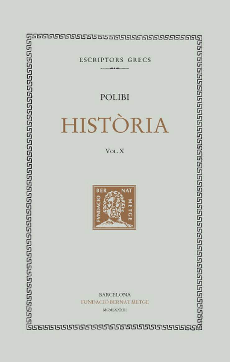 Història, vol. X (llibres XXII-XXIX)