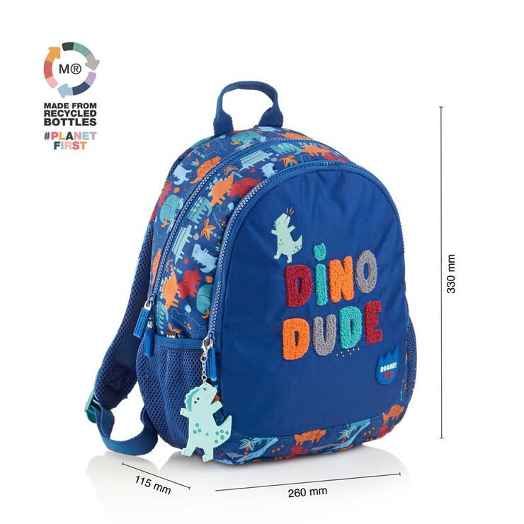 Mochila doble reciclada Miquelrius Fun Dino