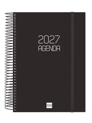 Agenda Finocam Opaque Dia P&agrave;gina 2027 Castell&agrave; Negre