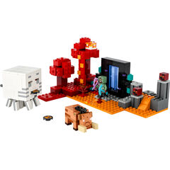 LEGO®  Minecraft La Emboscada en el Portal del Nether 21255