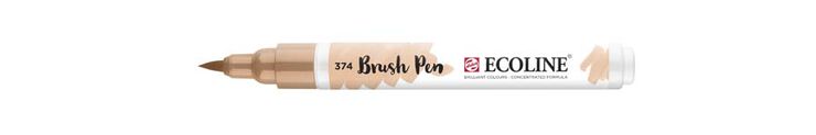 Rotulador Ecoline Brush Pen beige rosado 374