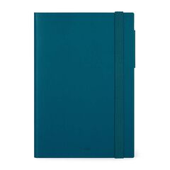 Agenda Legami Bloc sem/vista mult 2025 Tealblue