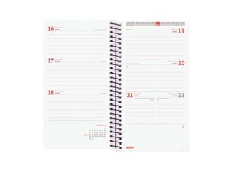 Agenda Finocam escolar espiral E9 sem/vista cat 2025-26 azul