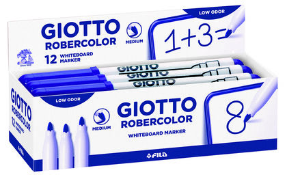 Retolador Pissarra Giotto Robercolor M Blau 12 unitats
