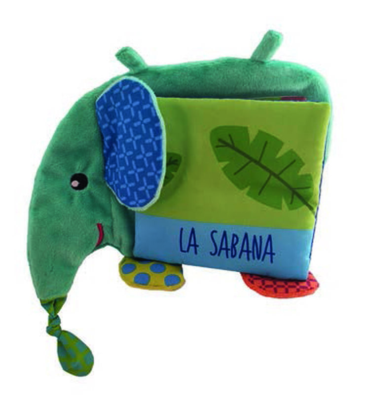 Elefante y sus amigos de la sabana