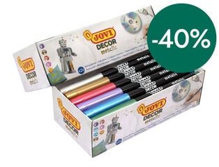 Rotulador Jovi Decormetalic 24u