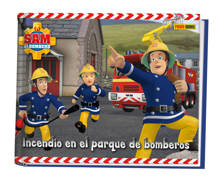 Incendio en el parque de bomberos