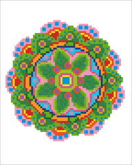 Diamond Dotz Mandala de flores