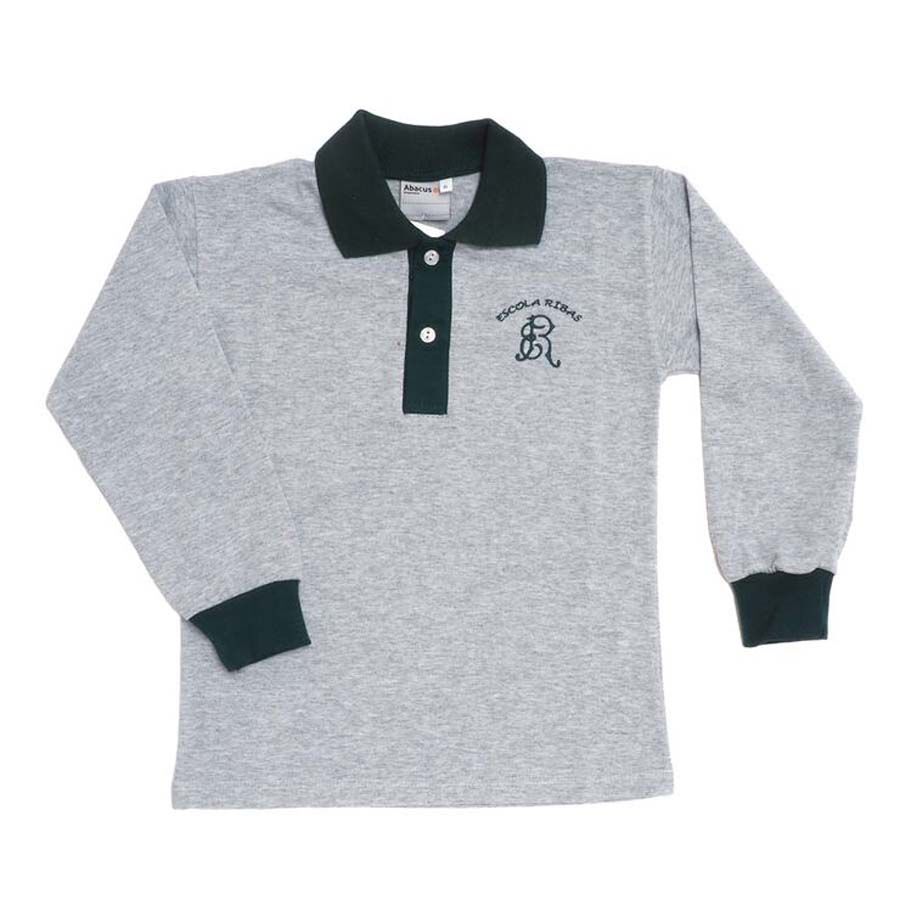 Escuela Ribas Polo manga larga Infantil