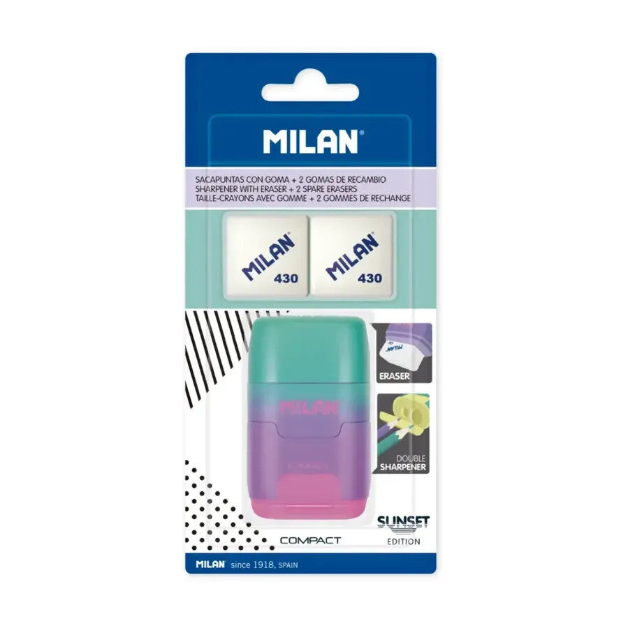 Bl&iacute;ster Afilaborra Compact Sunset Lila con Recambio