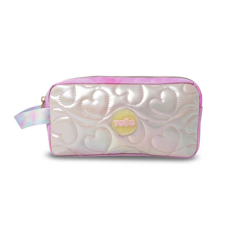 Estuche Totto 2 Cremalleras Unicorn Kisses