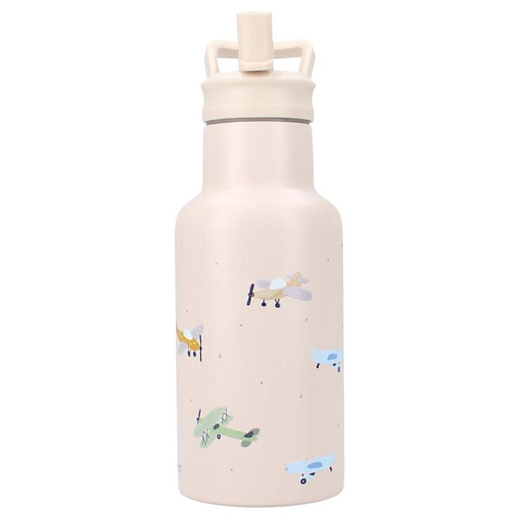 Botella Kidzroom 350ml Avionetas beige