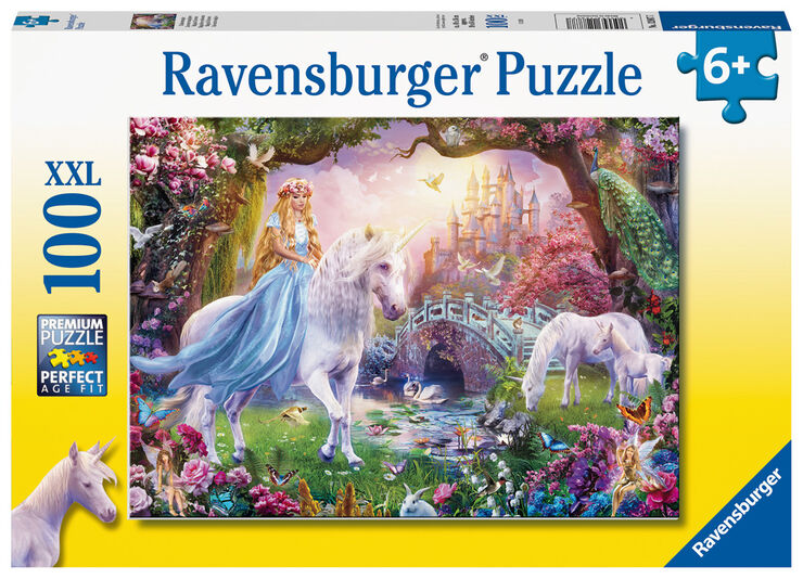 Puzle Ravensburguer Unicorno Mágico 100 piezas