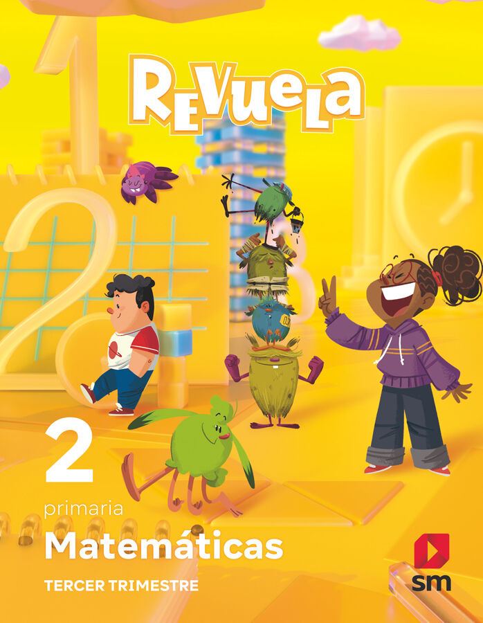 Matem&aacute;ticas. 2 Primaria. Trimestres Revuela