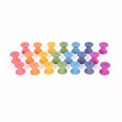Carretes de madera Rainbow