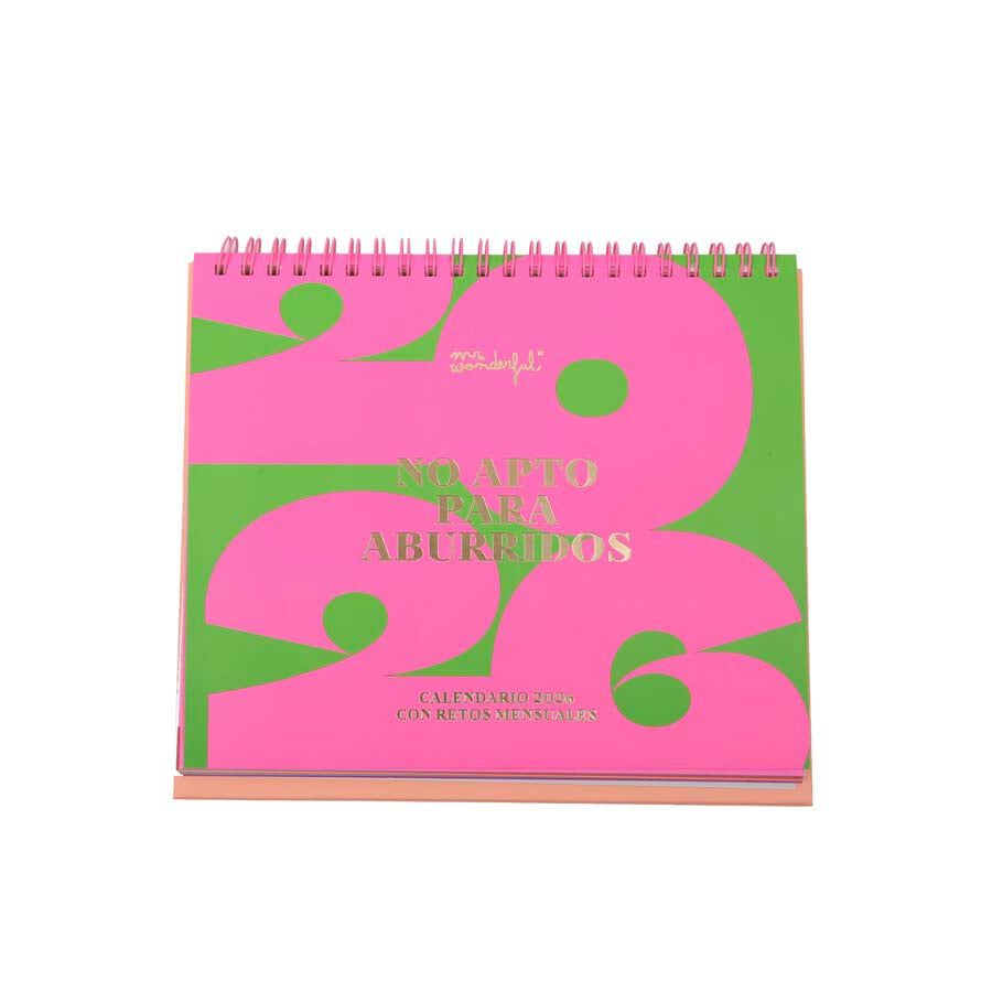 Calendari sobretaula 2026 cast No apto para aburridos